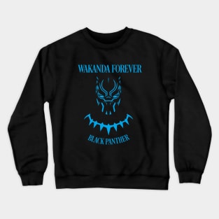 Black Panther Superhero Blue Crewneck Sweatshirt